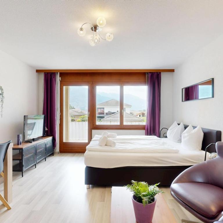 Bright studio in Saillon, a few steps from Les Bains - Studio - 1