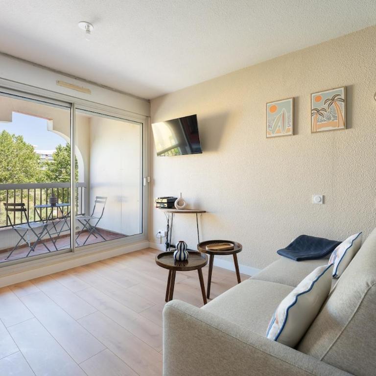134 - Les Grenadines - 2 Pers, Clim, 1er Ligne - Studio avec Balcon - 8