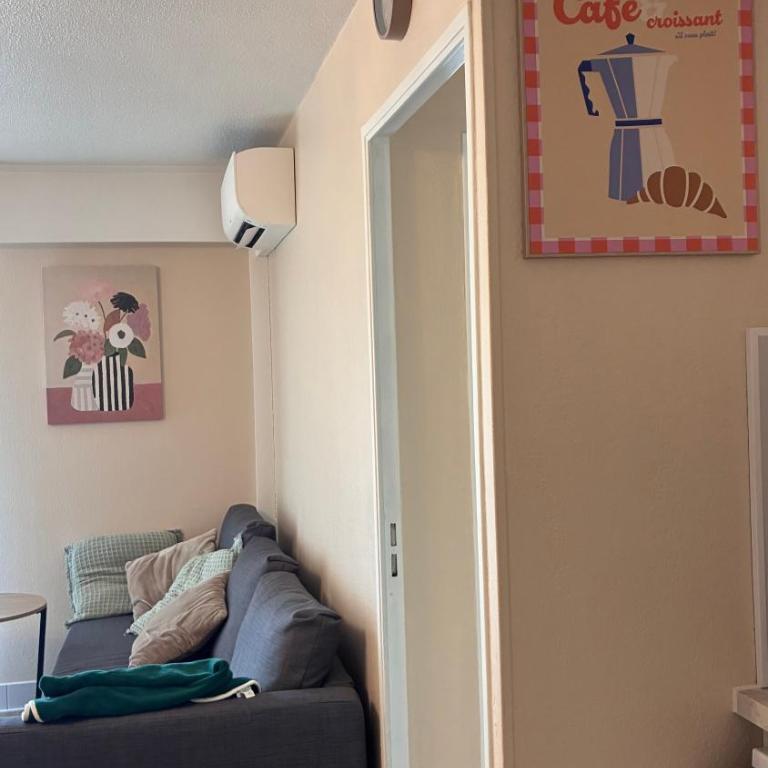Très joli T2 de 40m2 plage à 300m clim, balcon, garage, Cosy et Tout confort - Appartamento con 1 Camera da Letto - 5