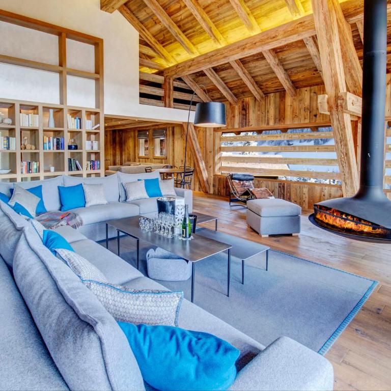 Chalet 5★, 15 pers, piscine intérieure, vue montagnes, 7 ch, terrasse, animaux acceptés - FR-1-304-299 - Chalet - 18