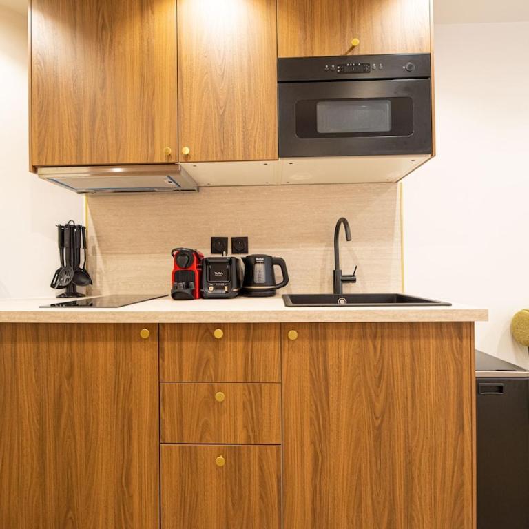Modern Studio in Central Paris with AC - Studio - 7