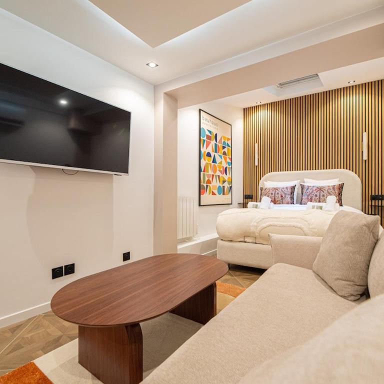 Modern Studio in Central Paris with AC - Studio - 9