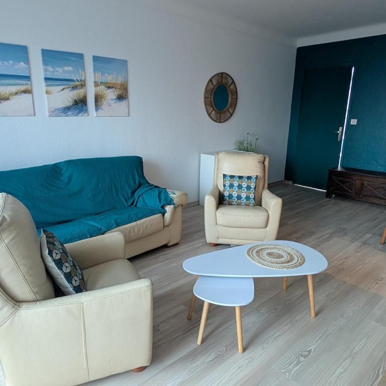 Pour 6 à 20m de la plage vue mer - Apartamento de 3 dormitorios - 12