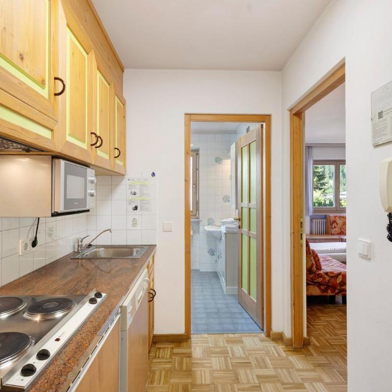 Residence Ciasa Ulli - Apartment mit 1 Schlafzimmer und Gartenblick - 18