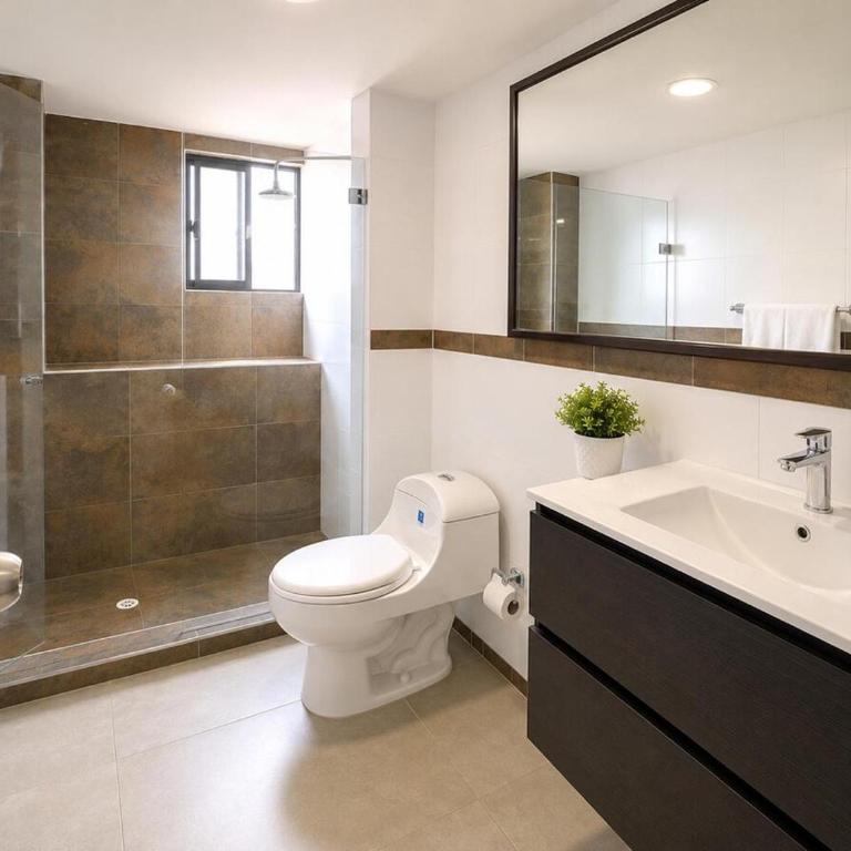 Oceanfront Duplex with Balcony El Laguito Cartagena - Three-Bedroom Apartment with Sea View - 8