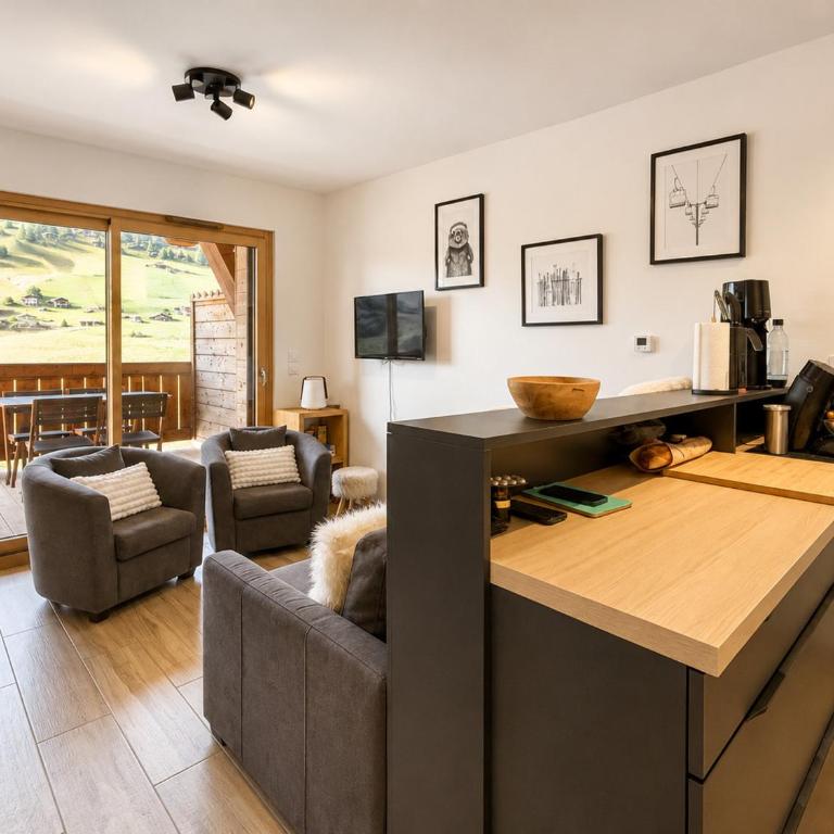 Appartement neuf proche piste avec parking et WIFI - Appartement 2 Chambres - 3