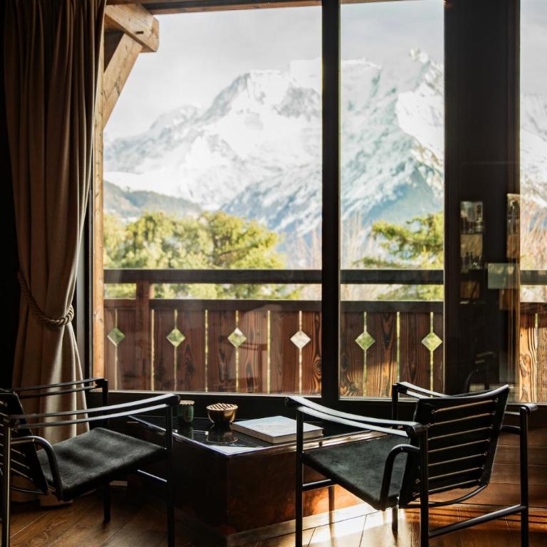MAISON DOMINOS Chalet de Luxe 5 chambres Vue MontBlanc ,Spa, Jacuzzi, Salle de sport - Chalet - 76