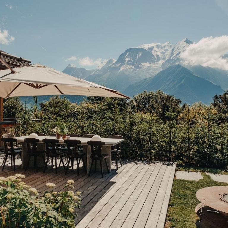 MAISON DOMINOS Chalet de Luxe 5 chambres Vue MontBlanc ,Spa, Jacuzzi, Salle de sport - Chalet - 25