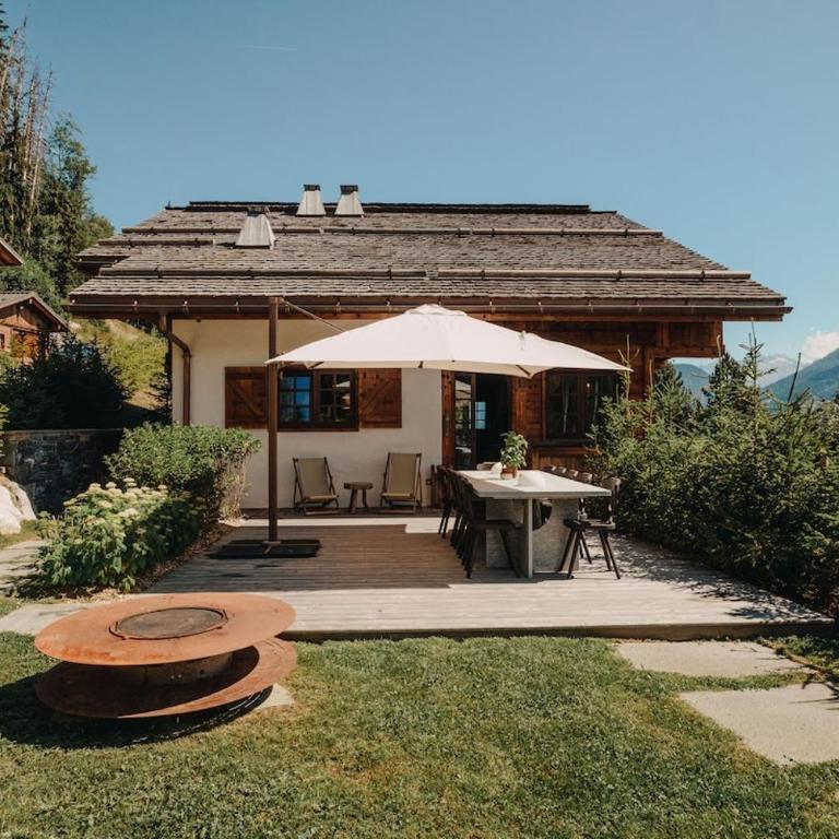MAISON DOMINOS Chalet de Luxe 5 chambres Vue MontBlanc ,Spa, Jacuzzi, Salle de sport - Chalet - 41