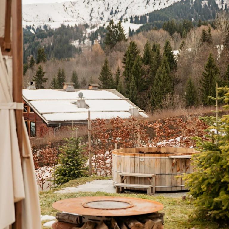 MAISON DOMINOS Chalet de Luxe 5 chambres Vue MontBlanc ,Spa, Jacuzzi, Salle de sport - Chalet - 17