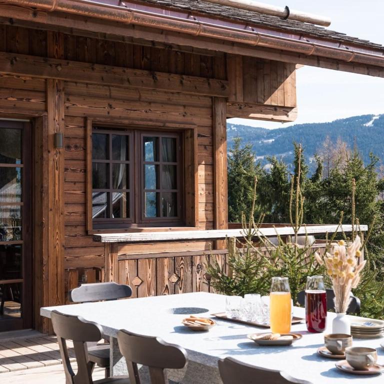 MAISON DOMINOS Chalet de Luxe 5 chambres Vue MontBlanc ,Spa, Jacuzzi, Salle de sport - Chalet - 62