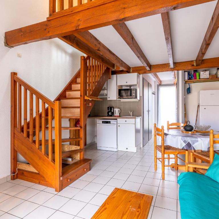 Maison T2 avec Mezzanine, Terrasse et Parking à 300m de la Plage - Biscarrosse - FR-1-521-214 - Maison de Vacances - 8