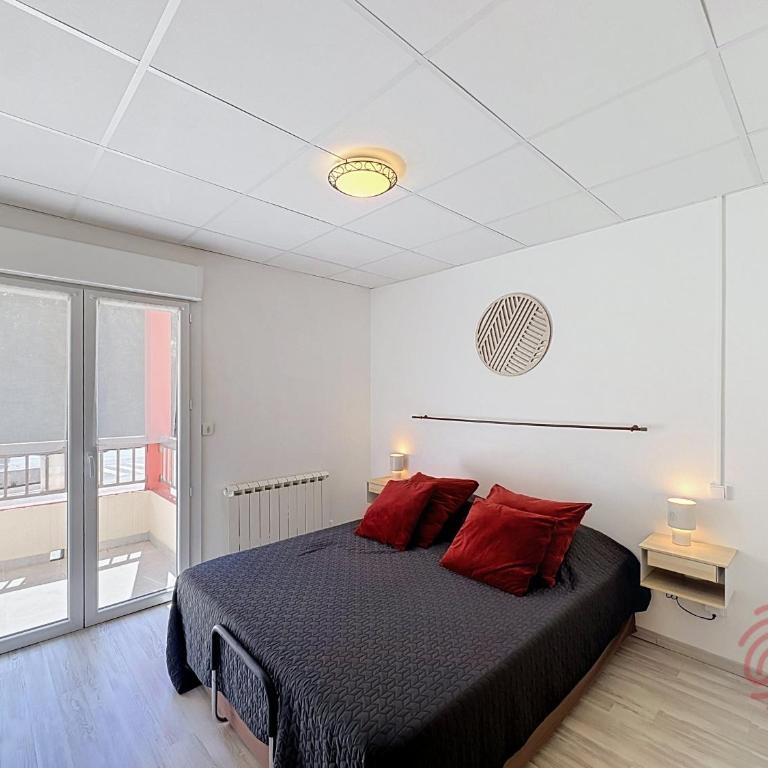 Appartement F2 tout équipé avec balcons, ascenseur et Wi-Fi, proche des thermes de Lamalou - FR-1-451-141 - Appartamento con 1 Camera da Letto - 13