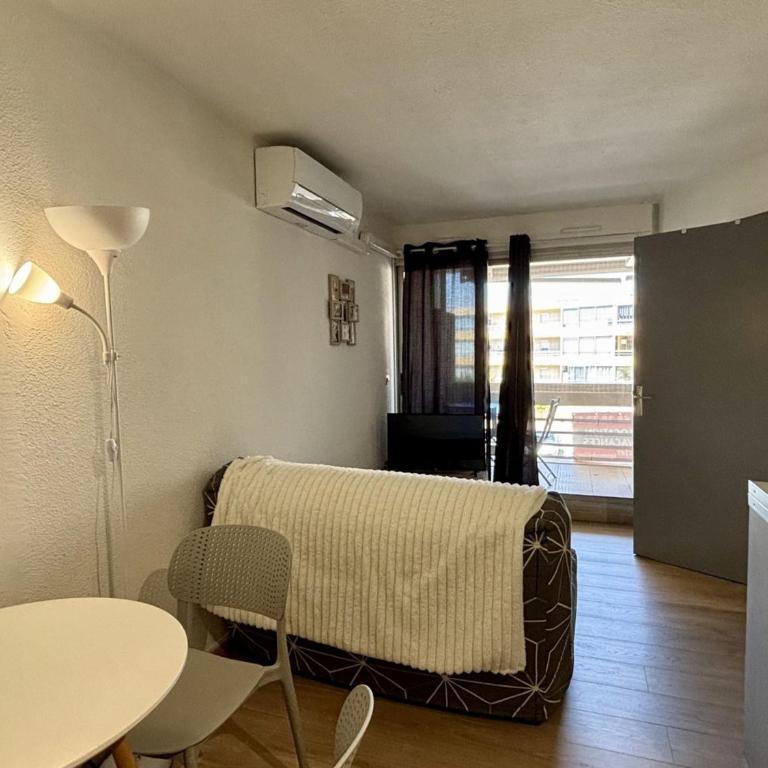 Appartement cosy 2 pièces avec WIFI, terrasse Ouest, 50m plage et commerces - Canet Sud - FR-1-748-21 - Appartement - 13