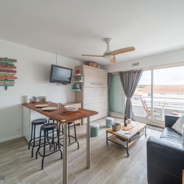 Studio confortable, plage en 1ère ligne - 2 pers. - FR-1-319-645 - Studio - 1