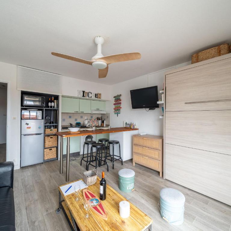 Studio confortable, plage en 1ère ligne - 2 pers. - FR-1-319-645 - Studio - 9