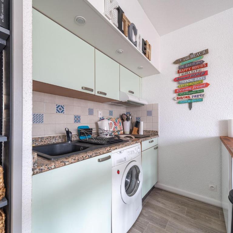 Studio confortable, plage en 1ère ligne - 2 pers. - FR-1-319-645 - Studio - 10