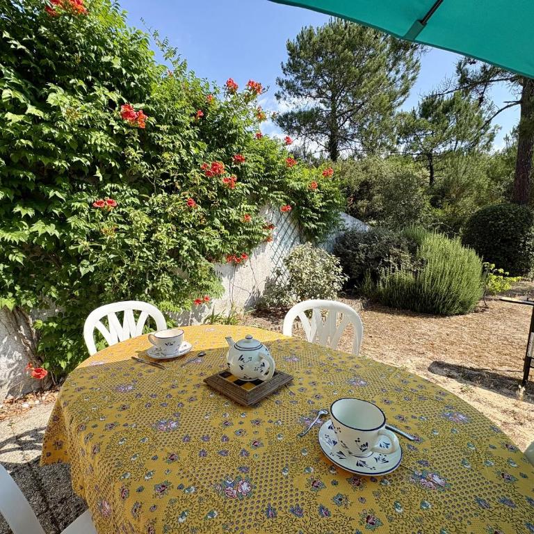 Charmante maison 6 pers. accès forêt, 600m plage, animaux admis - FR-1-323-582 - Maison de Vacances - 30