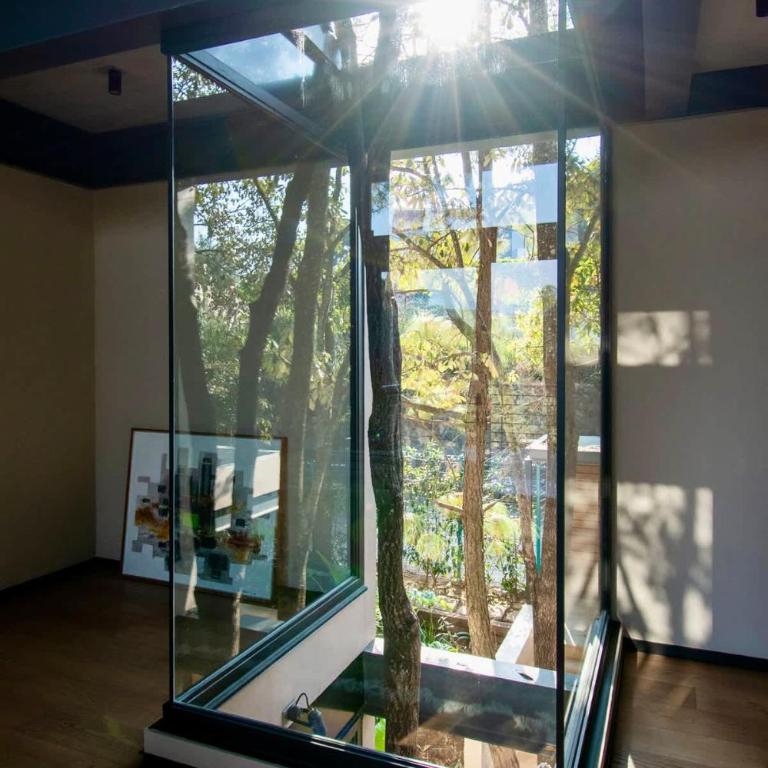 Architectural glass masterpiece villa in Avandaro Forest - Villa - 9