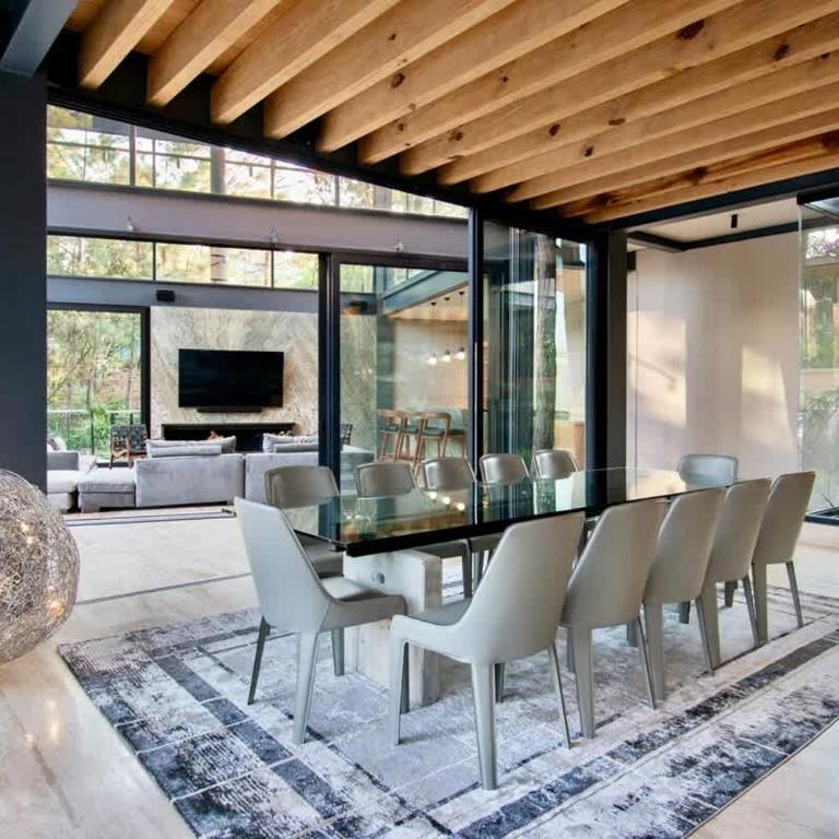 Architectural glass masterpiece villa in Avandaro Forest - Villa - 76