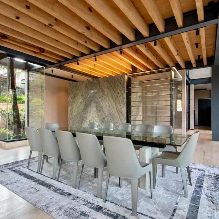 Architectural glass masterpiece villa in Avandaro Forest - Villa - 77