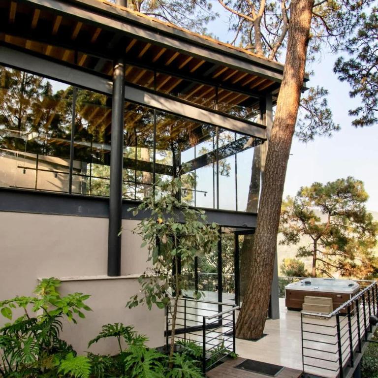 Architectural glass masterpiece villa in Avandaro Forest - Villa - 87