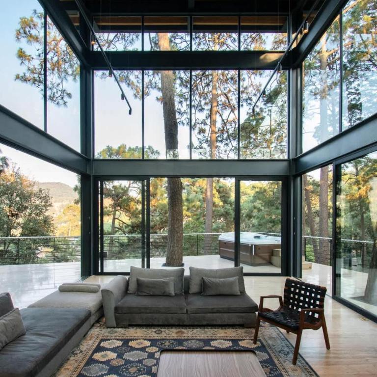 Architectural glass masterpiece villa in Avandaro Forest - Villa - 97