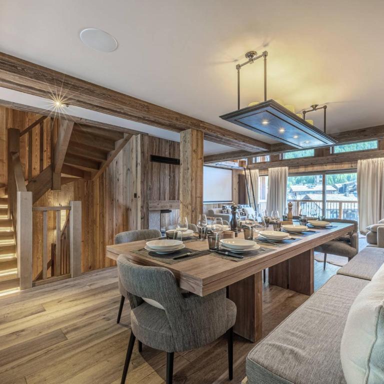 Luxueux appartement 6 pièces avec hammam, cheminée et parking à Val-d'Isère - FR-1-694-428 - Apartment - 10