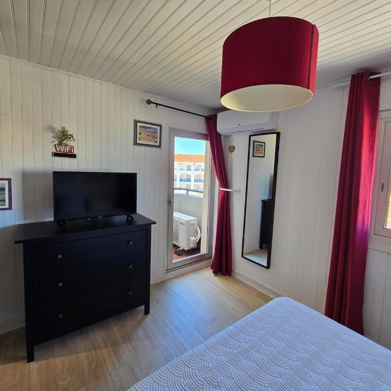 Cosy T2, Vue Mer, Plage - Clim, WIFI & Parking - Appartement 1 Chambre - Vue sur Mer - 7