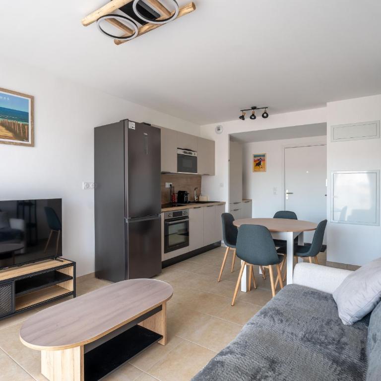 Beau T2 Neuf avec Jardinet, Parking et WIFI à Mimizan - FR-1-50-153 - Appartamento - 1