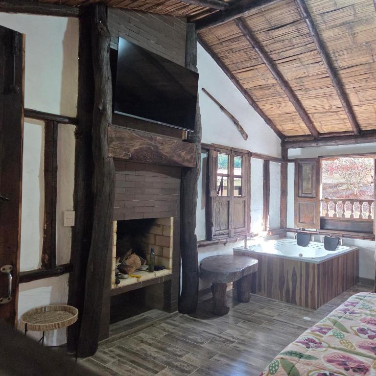 Cabañas Campestres Yugos - Suite Deluxe con bañera de hidromasaje - 9