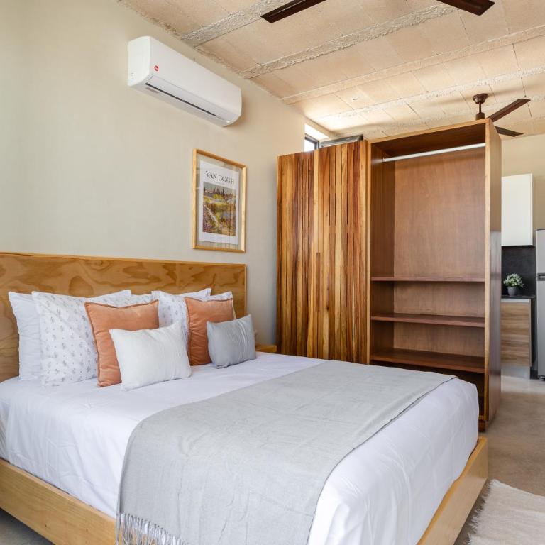 Urban Loft w Rooftop Pool in Donceles - Estudio con 1 cama grande - 9