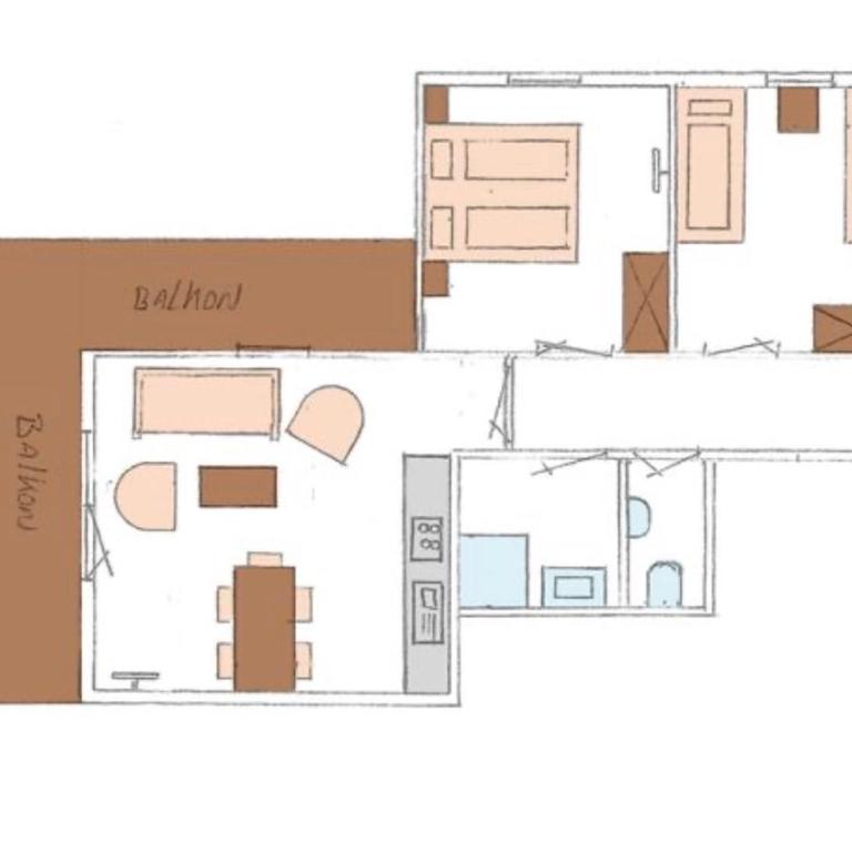 Stranach Appartements - Apartment mit 2 Schlafzimmern und Bergblick - 19