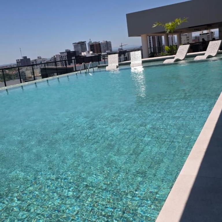 Balcon - Piscina - Gym - Home Office - Sauna - One-Bedroom Apartment - 12