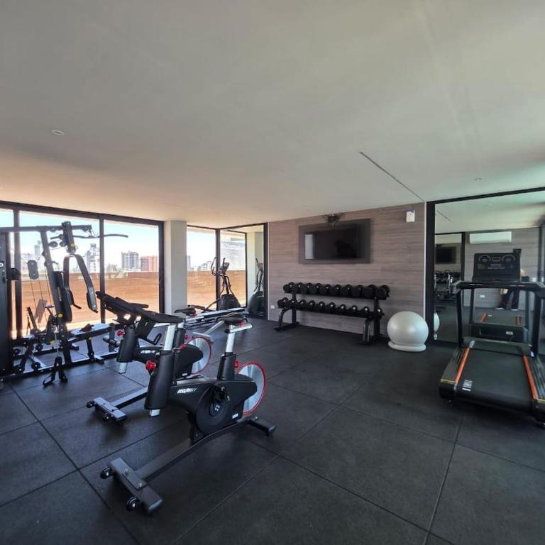 Balcon - Piscina - Gym - Home Office - Sauna - One-Bedroom Apartment - 14