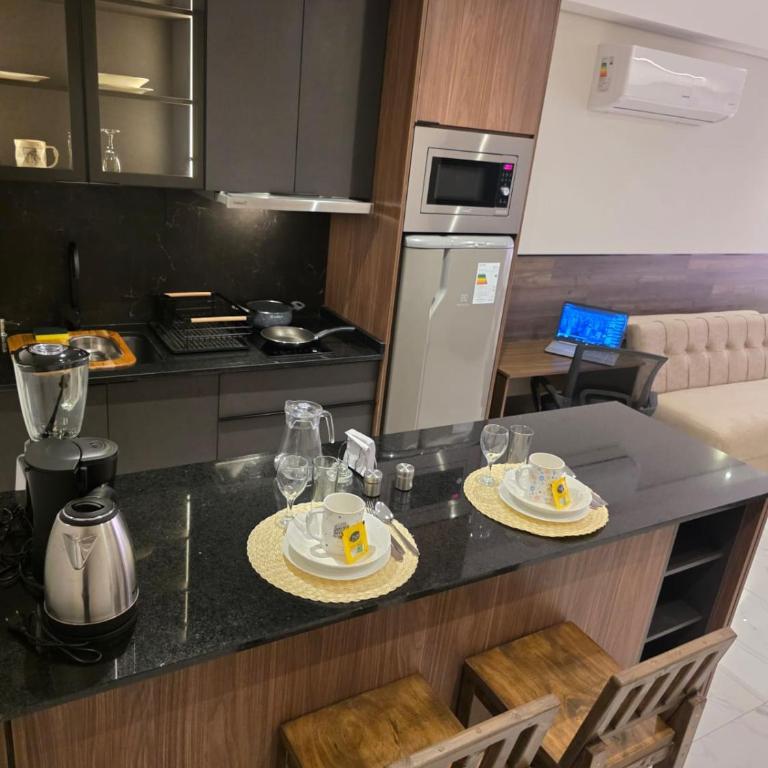 Balcon - Piscina - Gym - Home Office - Sauna - One-Bedroom Apartment - 32