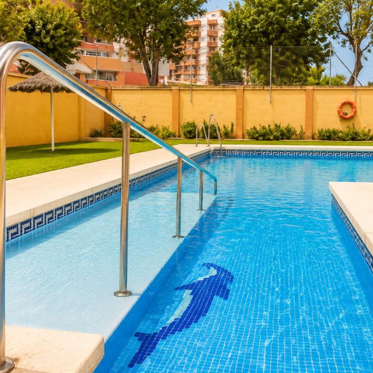 Apartamento Veramar con piscina, a 7 min de la playa, Fuengirola - Studio mit Gartenblick - 2