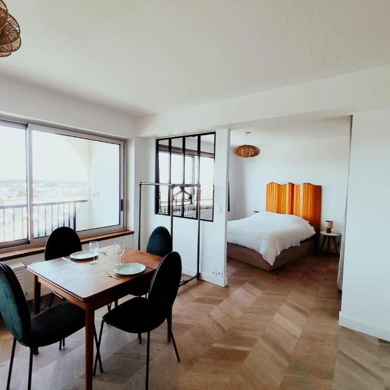 Wanderer Suite - Terrasse et Parking - Second Lodge Rennes - Location Bail Mobilité - One-Bedroom Apartment - 6