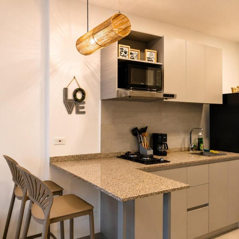 Lindo apartamento moderno con acceso a la playa - One-Bedroom Apartment - 12