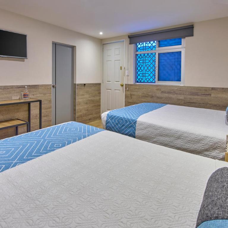 Continental Mexicano - Habitación Doble Estándar con 2 camas grandes - 8