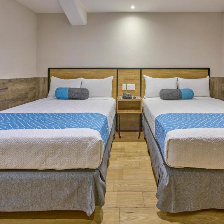 Continental Mexicano - Habitación Doble Estándar con 2 camas grandes - 9