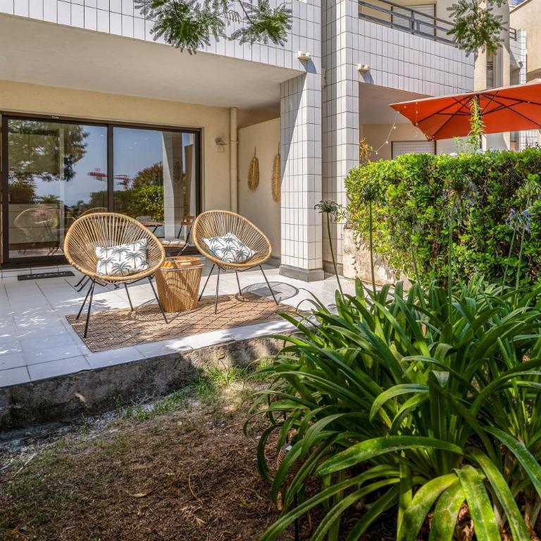 Le Palma : Chic Piscine Clim Terrasse - Appartement - 10