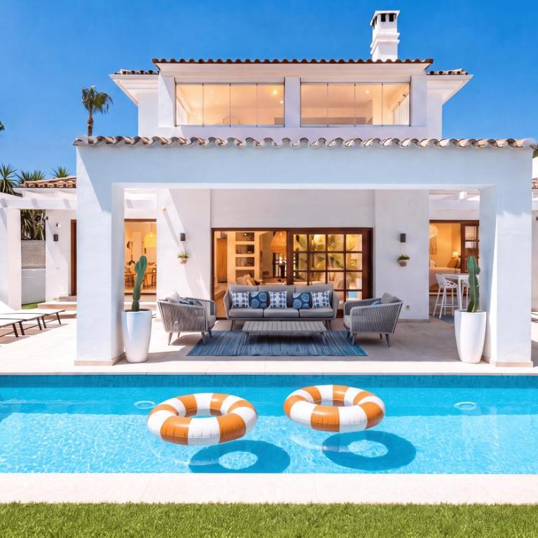 VACATION MARBELLA I Villa Marblanc, Private Pool, 350m to the Beach, BBQ, GYM, Sauna, 24h Security - Villa with Private Pool - 5
