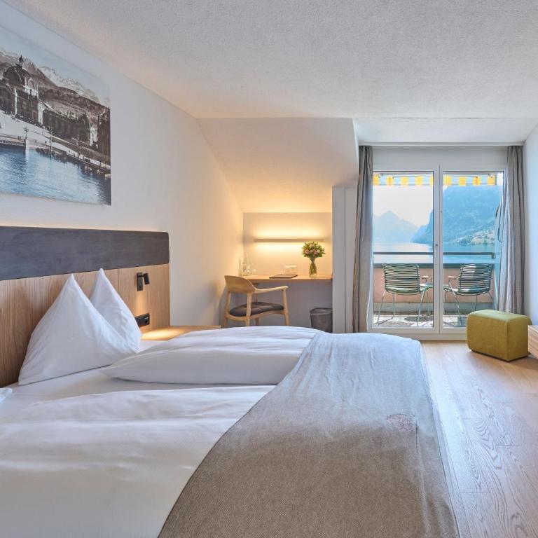 Seehotel Kastanienbaum - Doppelzimmer mit Balkon und Seeblick - 3