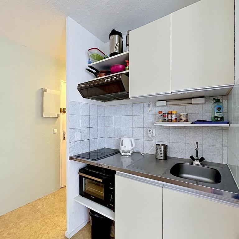 4135-Appartement 2 couchages à 300m de la plage - Appartement 1 Chambre - 6