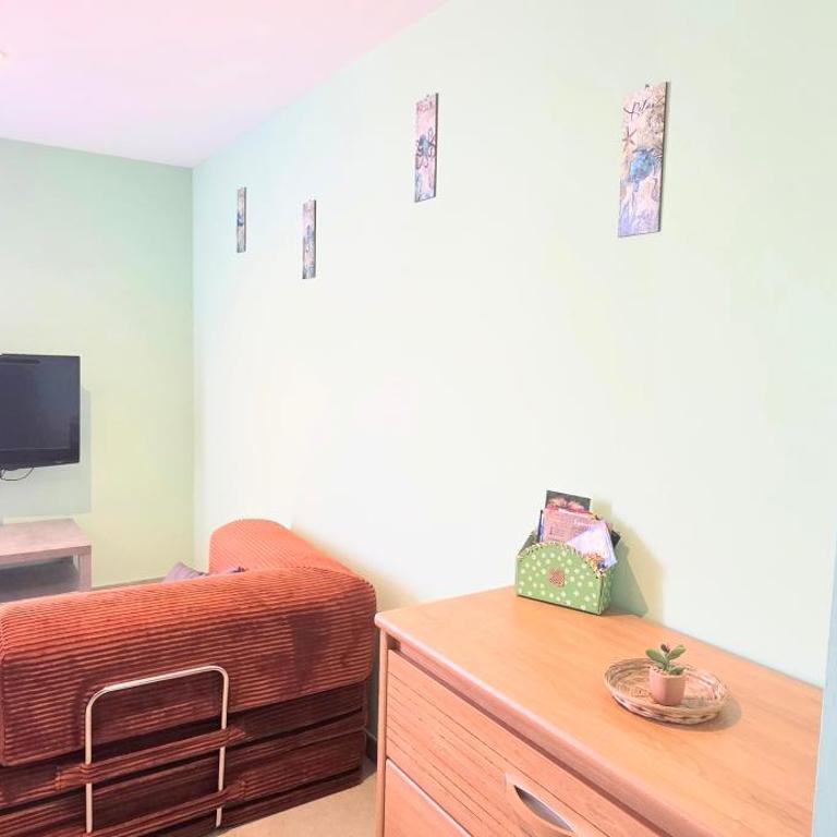 LE BARCARES - plage à pied - logement "Aiguamar" climatisé 1 chambre avec terrasse, 4 personnes - parking privé - Apartment mit 1 Schlafzimmer - 7