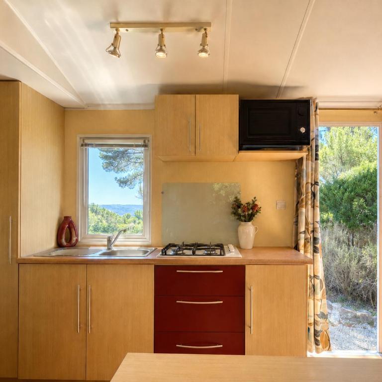 Le Romarin, mobil-home climatisé avec vue sur la mer - Bungalow Deluxe - Vue sur Mer - 3