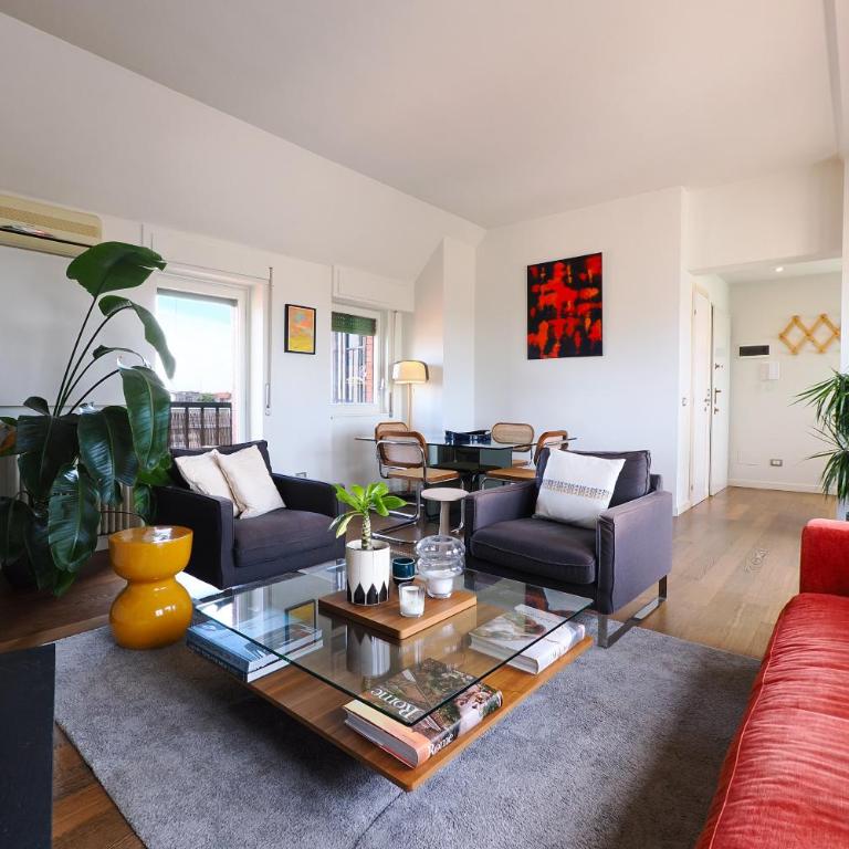Contempora - Charming Penthouse with Rooftop Terraces - Porta Romana - Duomo - Appartamento con 2 Camere da Letto, Balcone e Terrazza - 1