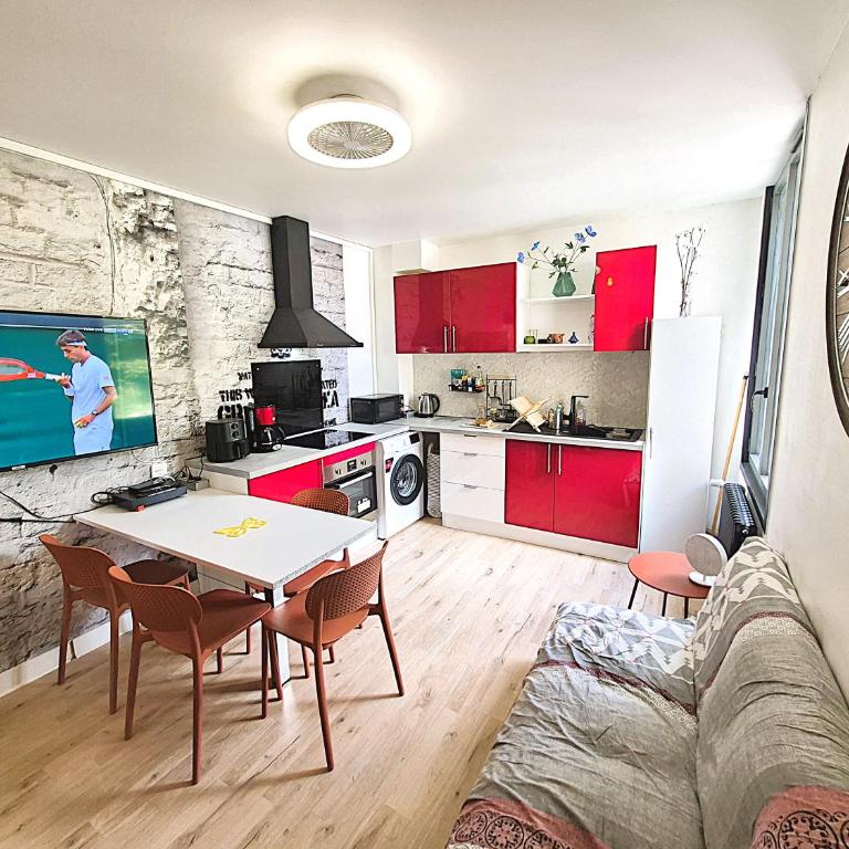 Le Bansky, Etape urbaine, T2, machine à laver, TV, WiFi - Appartement 1 Chambre - 10