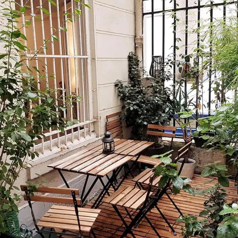 Superbe duplex avec terrasse au coeur de Paris - Appartement 1 Chambre - 9